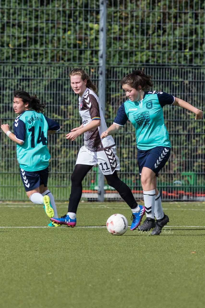 Bild 153 - B-Juniorinnen Wedel - St. Pauli : Ergebnis: 1:2